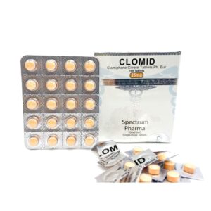 Clomid 25 mg Spectrum Pharma Citrato de Clomifeno Tabletas Post Ciclo PCT Inkalab