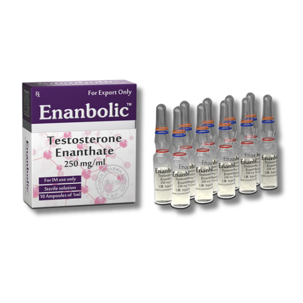 Enanbolic, Cooper Pharma, Enantato de Testosterona, Testosterona, Inkalab, Inkalab Perú, Base de Ciclo, Masa Muscular, Fuerza, Ganancia Muscular, Esteroides Inyectables, Cooper Pharma Original, Comprar Enantato Perú, Ciclo de Volumen