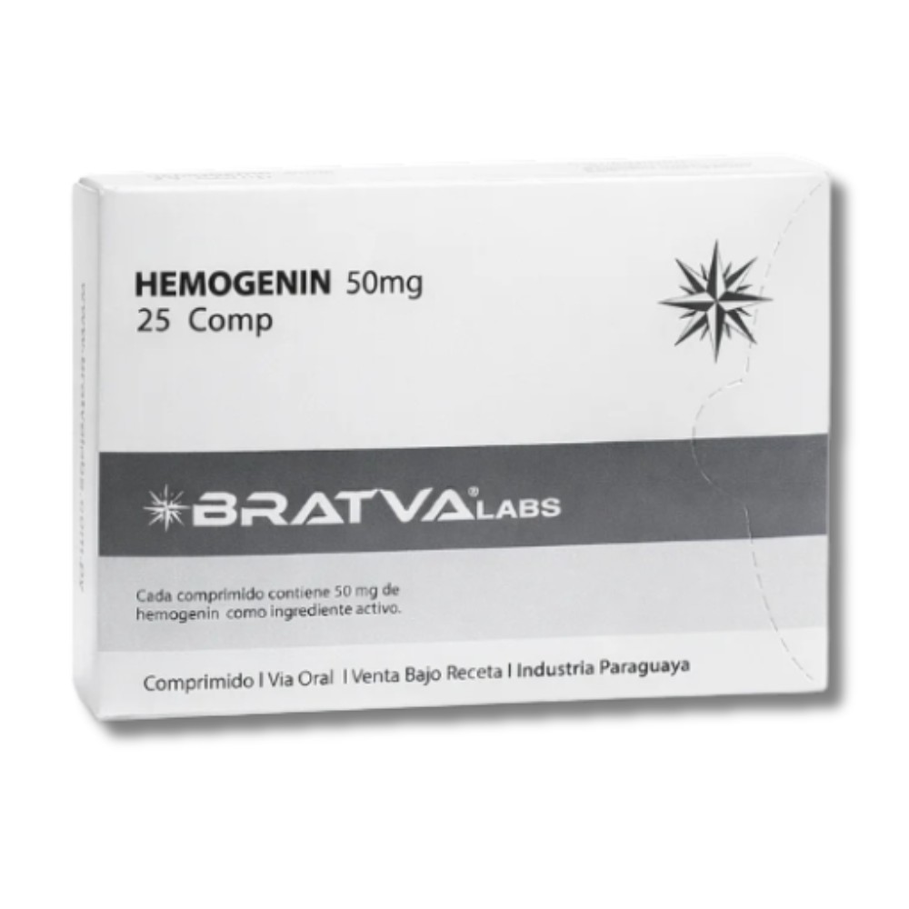 Hemogin Bratva Labs Oximetolona 50mg en Inkalab - Suplemento para volumen muscular extremo y fuerza
