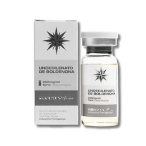 Frasco de Undecilenato de Boldenona de Bratva Labs disponible en Inkalab Perú para ciclos de volumen y definición.