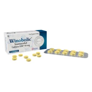 Winobolic Oral Cooper Pharma (Estanozolol) 10mg en Inkalab Perú - Definición muscular y fuerza sin retención.